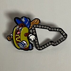 The Dodger Dog LA Dodgers New Era Hat Pin Brooch Pins Fitted Hats Bag New